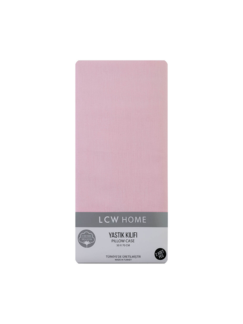 غطاء وسادة منسوج سادة عبوة من قطعتين 50x70 سم-3