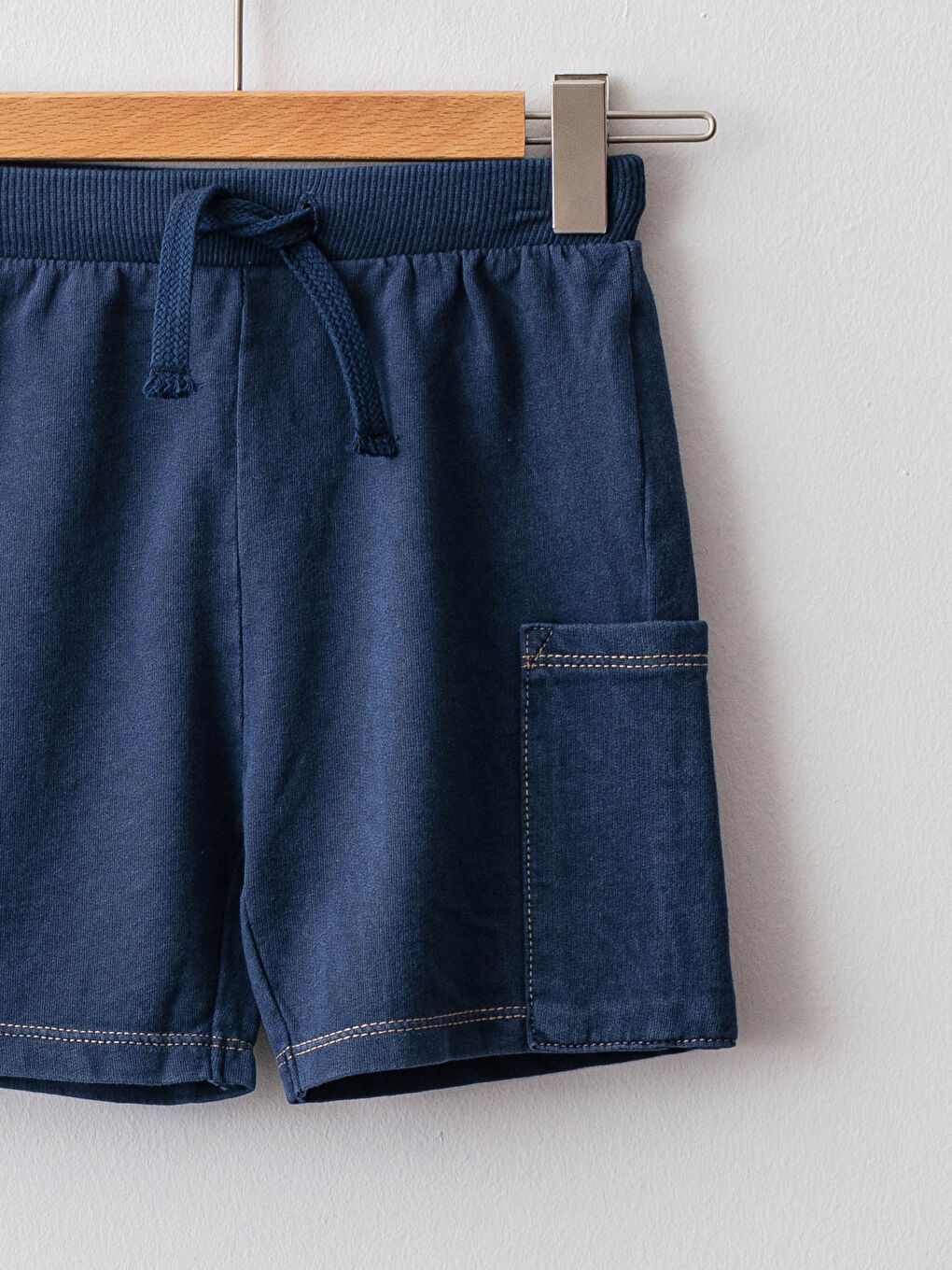 LCW baby Elasticated Waist Cotton Baby Boys' Shorts -S1AH64Z1-CRP