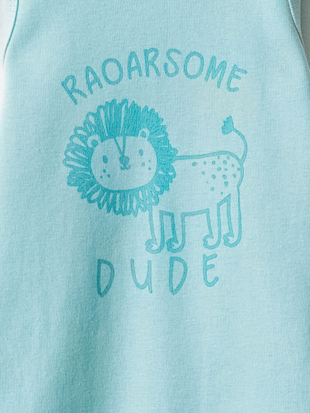 Crew Neck Printed Baby Boy Bodysuit with Snap Crotch 2-Pack-2