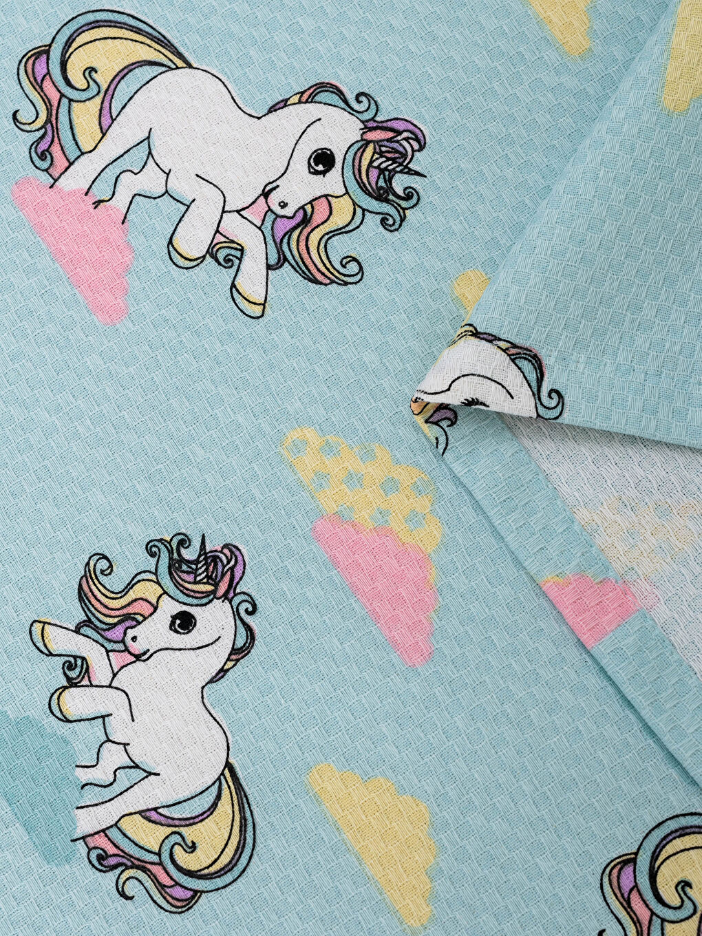 Baskılı Kız Çocuk Pike Takımı-4