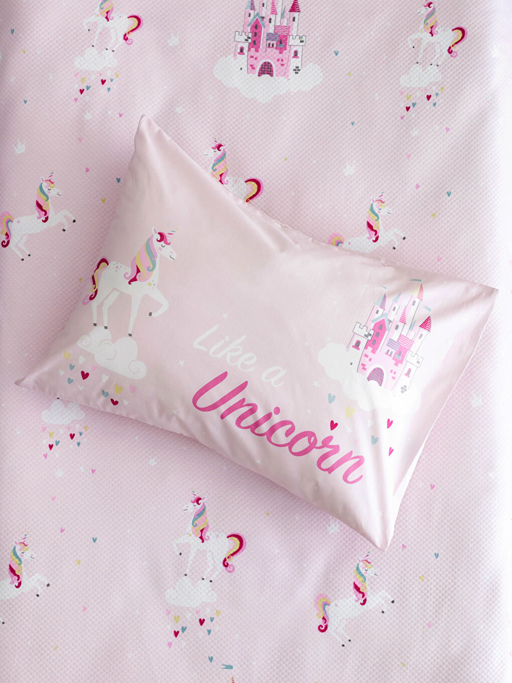 Printed Girl's Pique Set-1