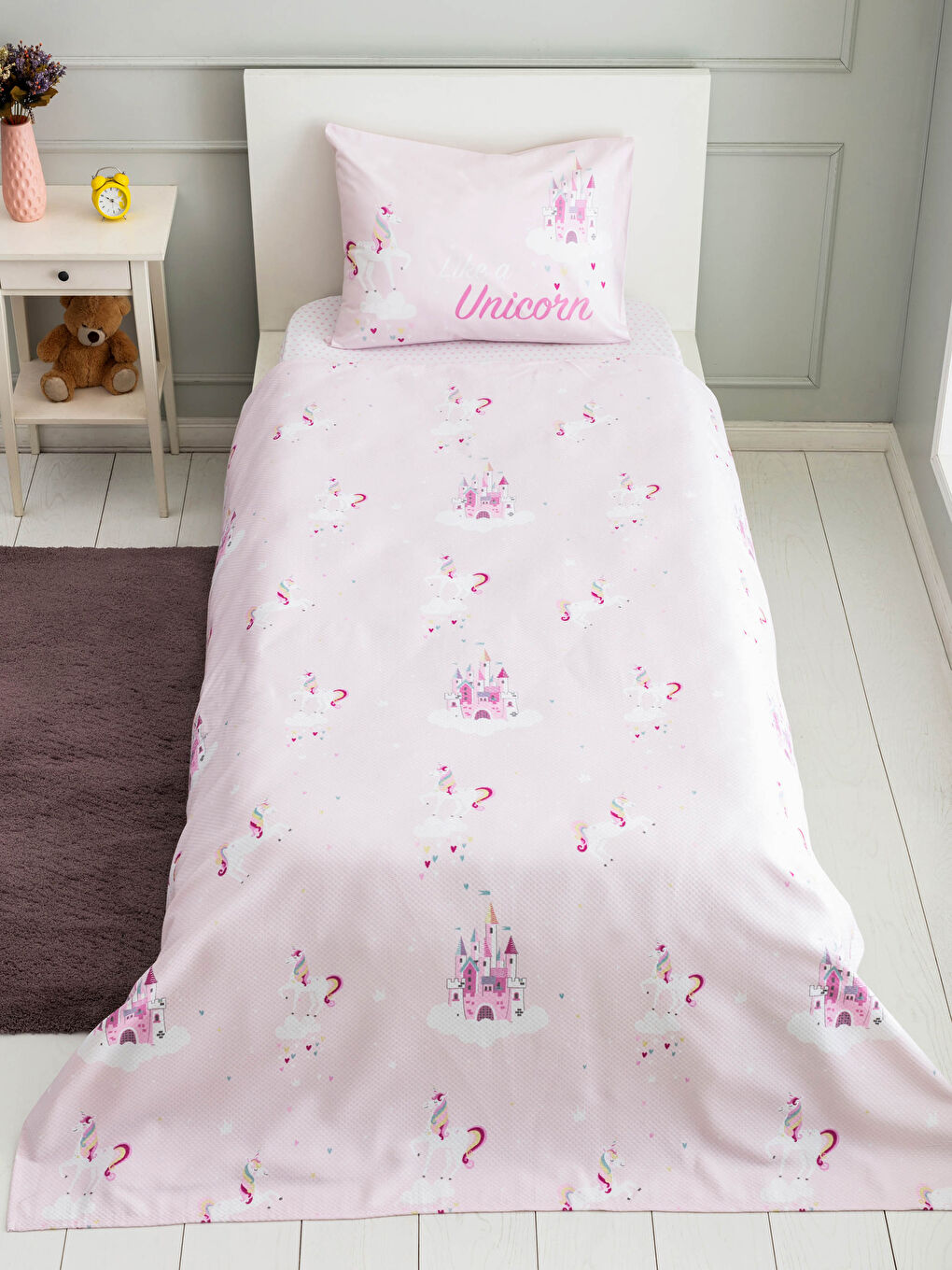 Printed Girl's Pique Set-2