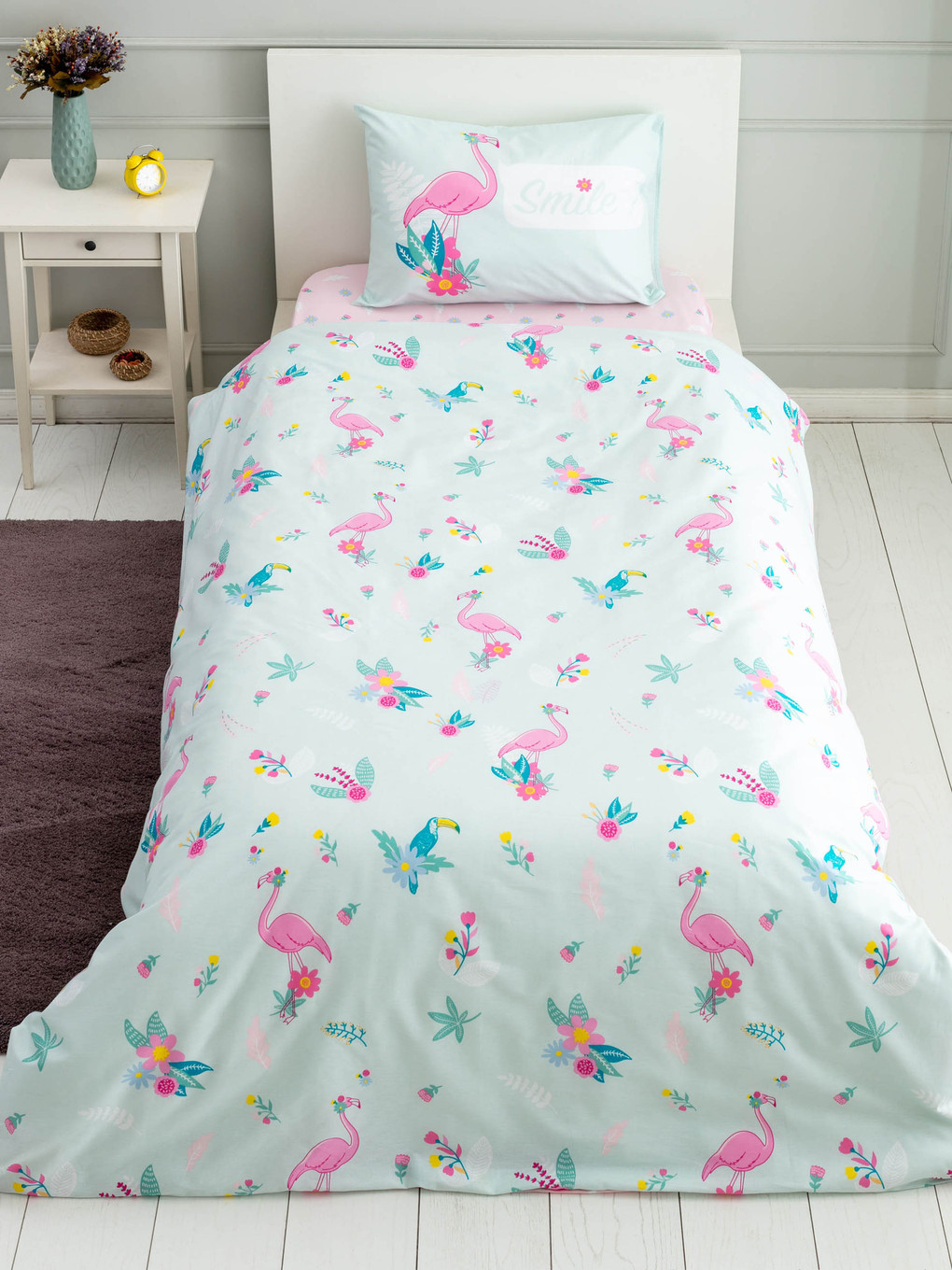 Tropical Patterned Reversible Kids Cover Set-3