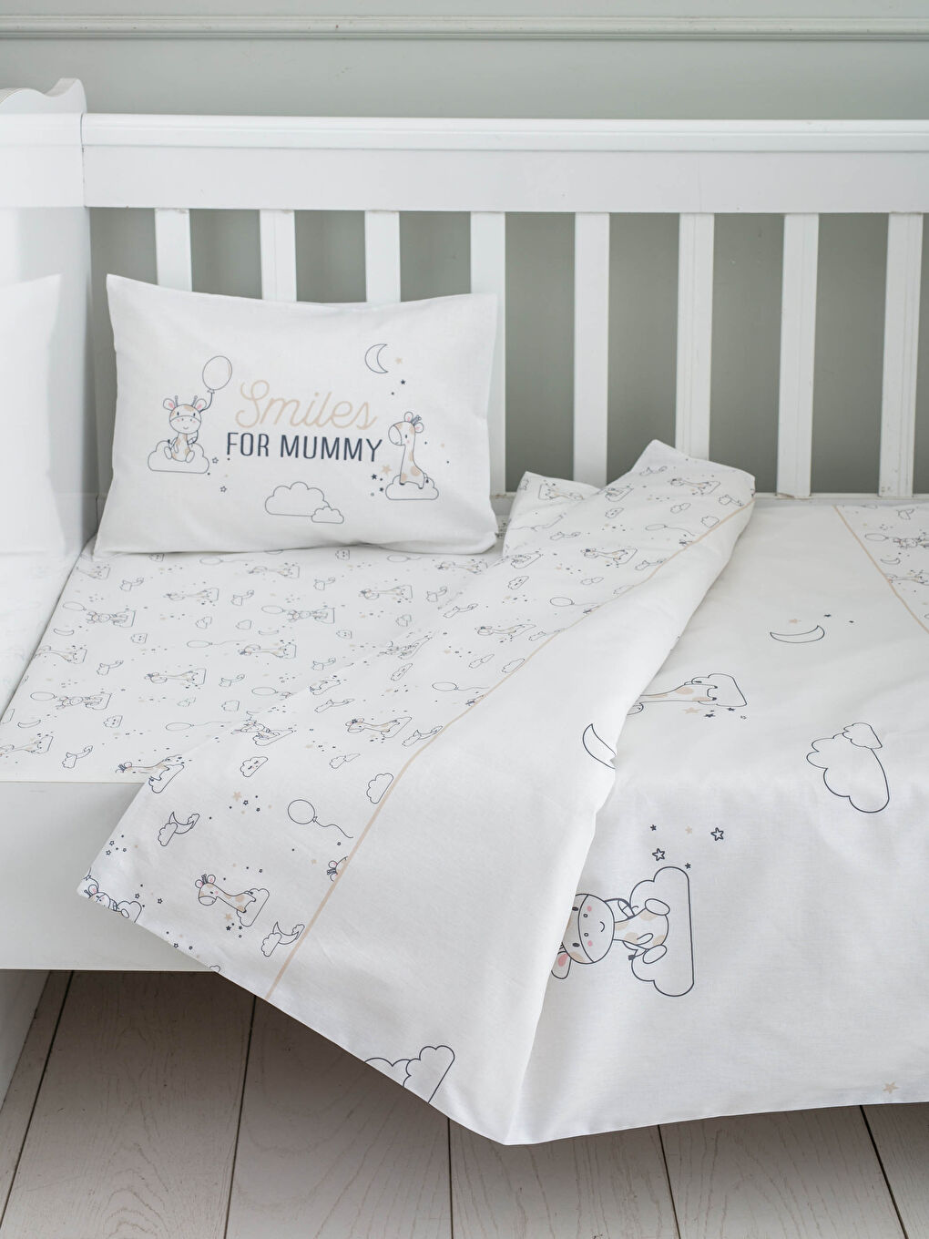 طقم غطاء لحاف للأطفال بنقشة مزدوجة الجوانب