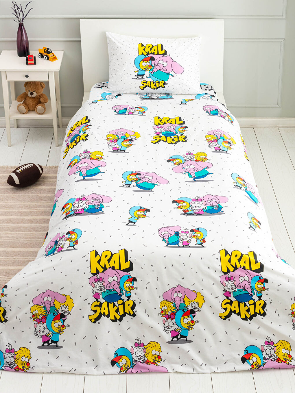 مجموعة أغطية لحاف للأطفال المرخصة من كرال شاكر-2