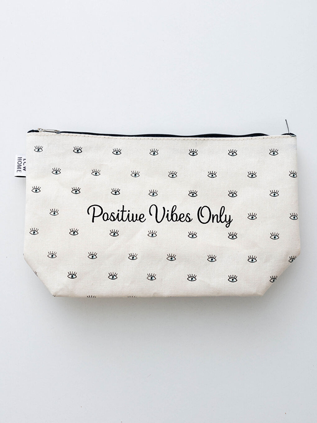Slogan Printed Makeup Bag 8x29x18 Cm-2