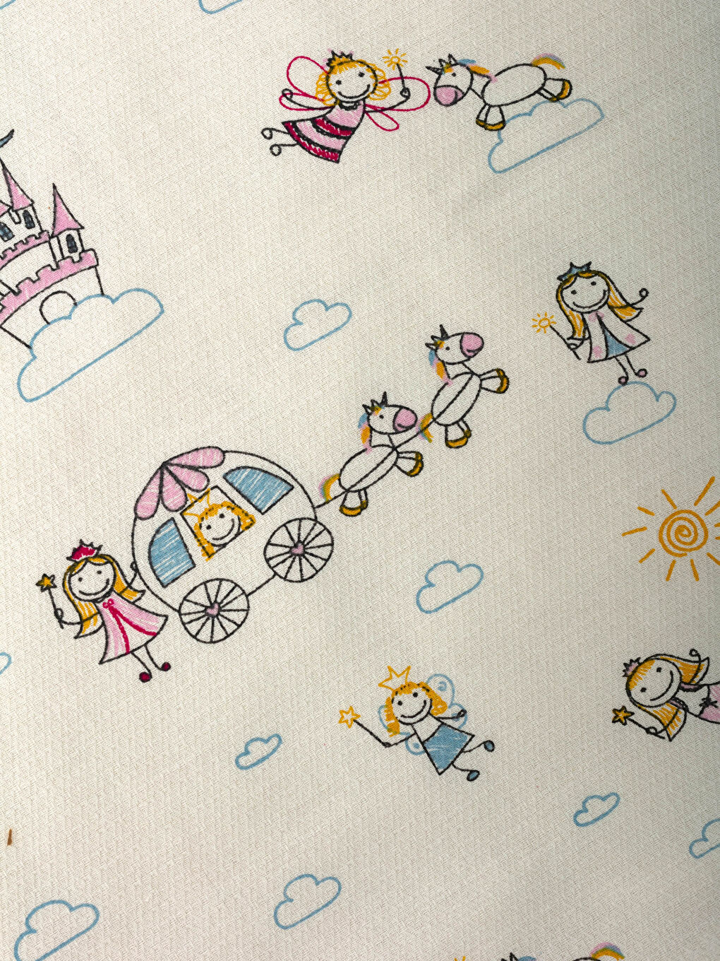 Karışık Baskılı Kız Bebek Pike Takımı-3