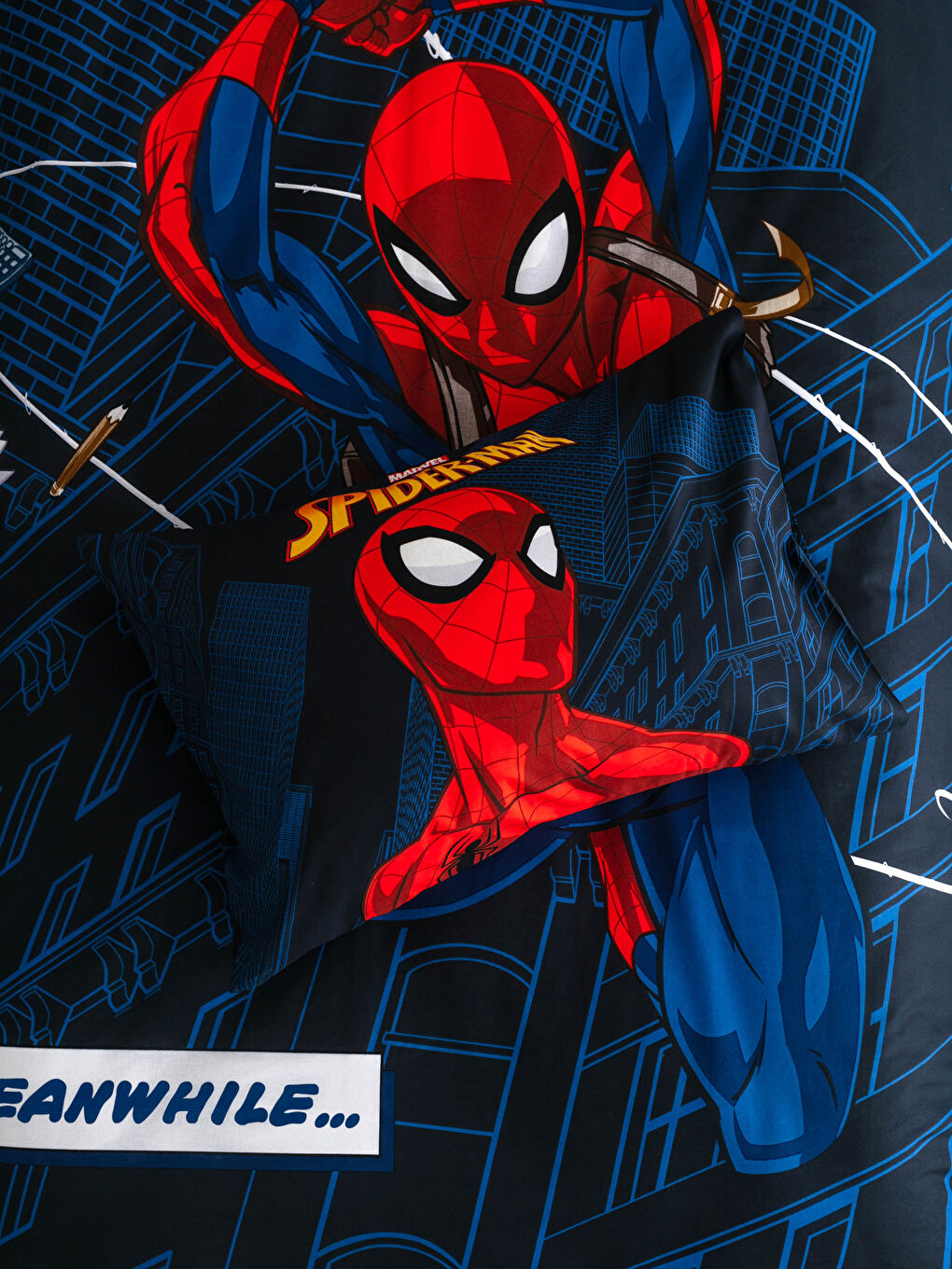 LCW HOME Spiderman Licensed Woven Kids Duvet Cover Set -S1AJ77Z4-LSJ