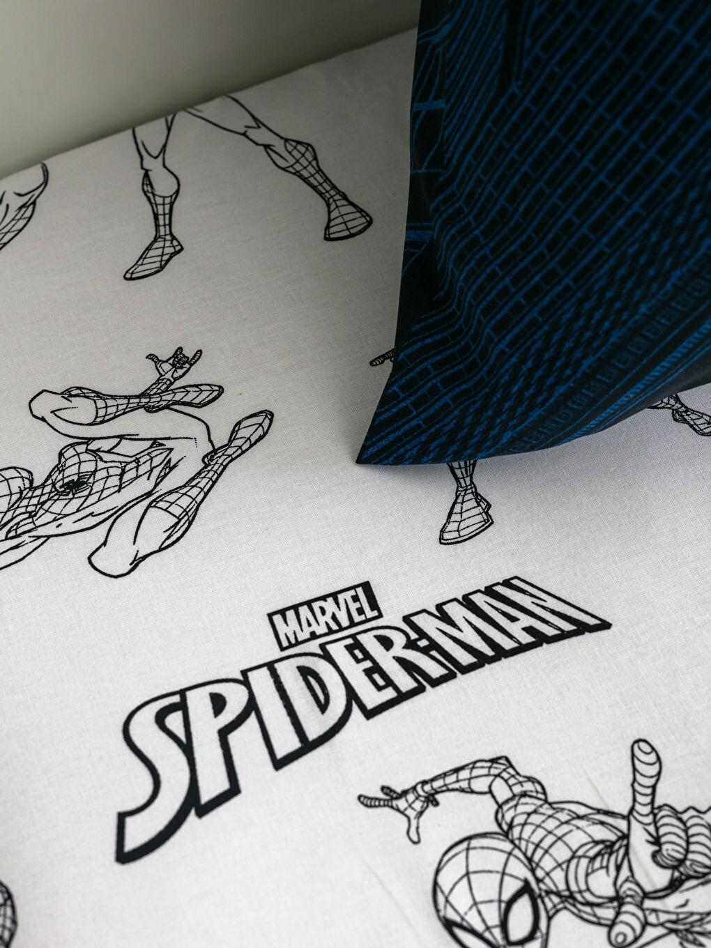 LCW HOME Spiderman Licensed Woven Kids Duvet Cover Set -S1AJ77Z4-LSJ