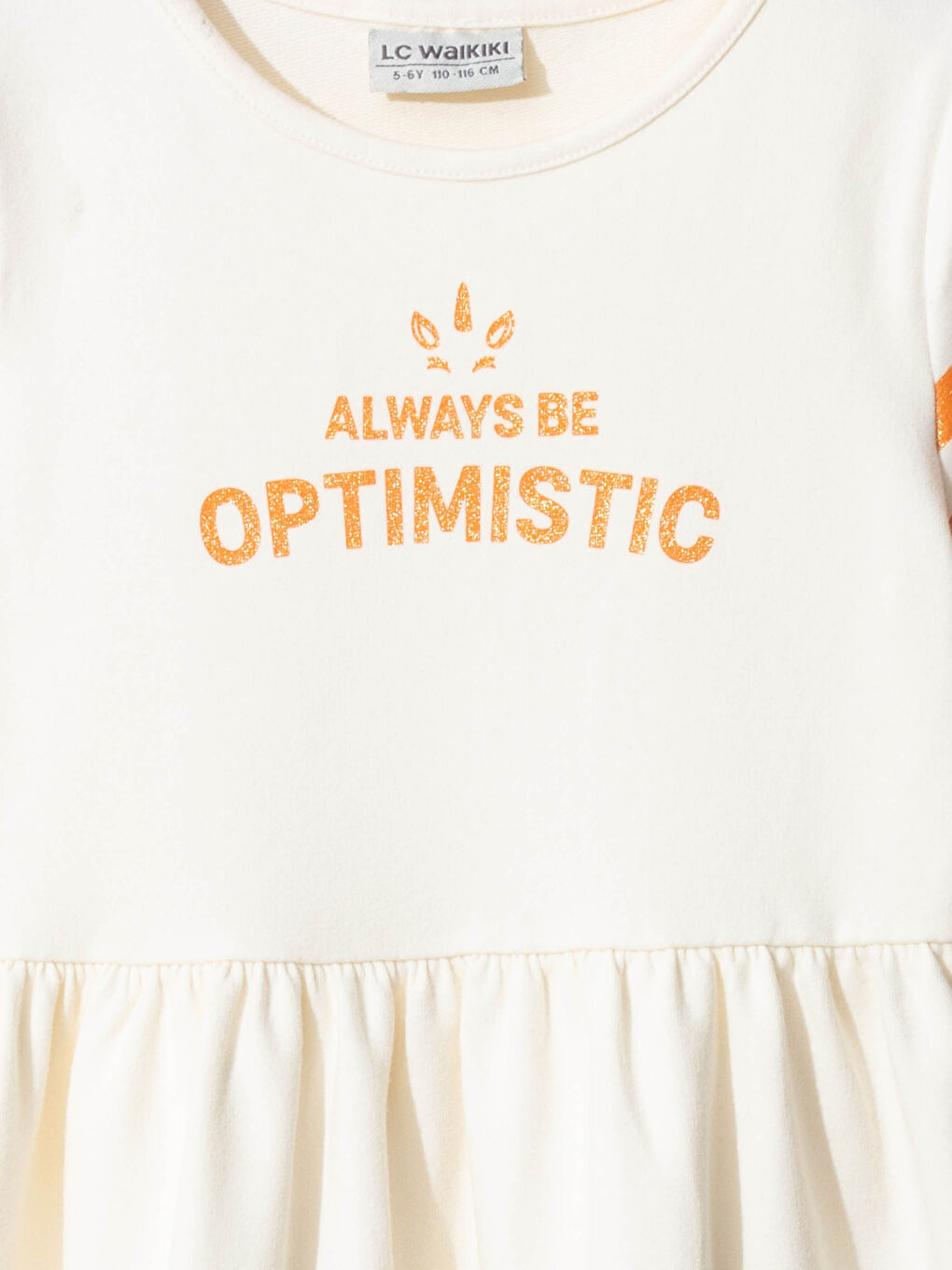 Robe à Col Rond Imprimée à Manches Courtes pour Filles-2