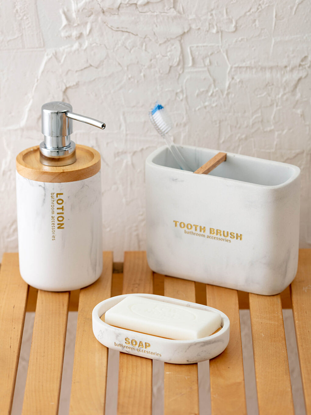 Porselen Diş Fırçalık 14x6x10 cm-1