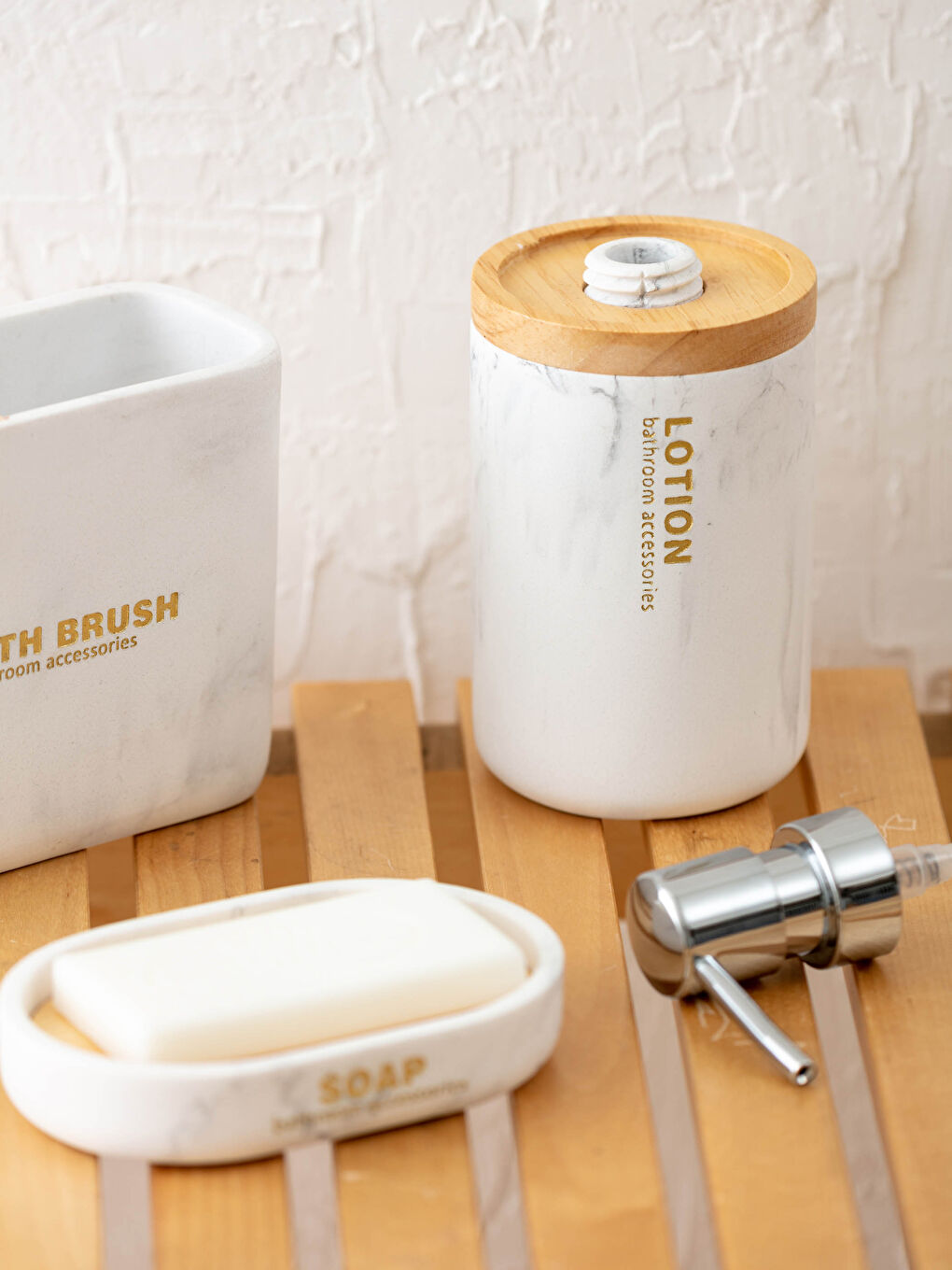 Porcelain Liquid Soap Dispenser 7x17 Cm-3