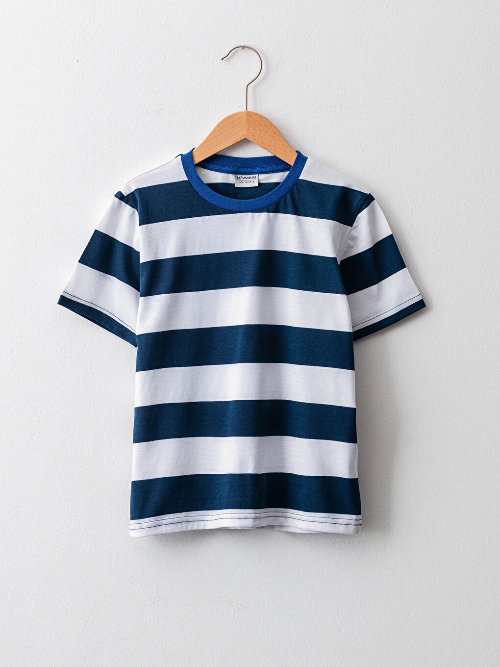 Crew Neck Striped Short Sleeve Boys' T-Shirt