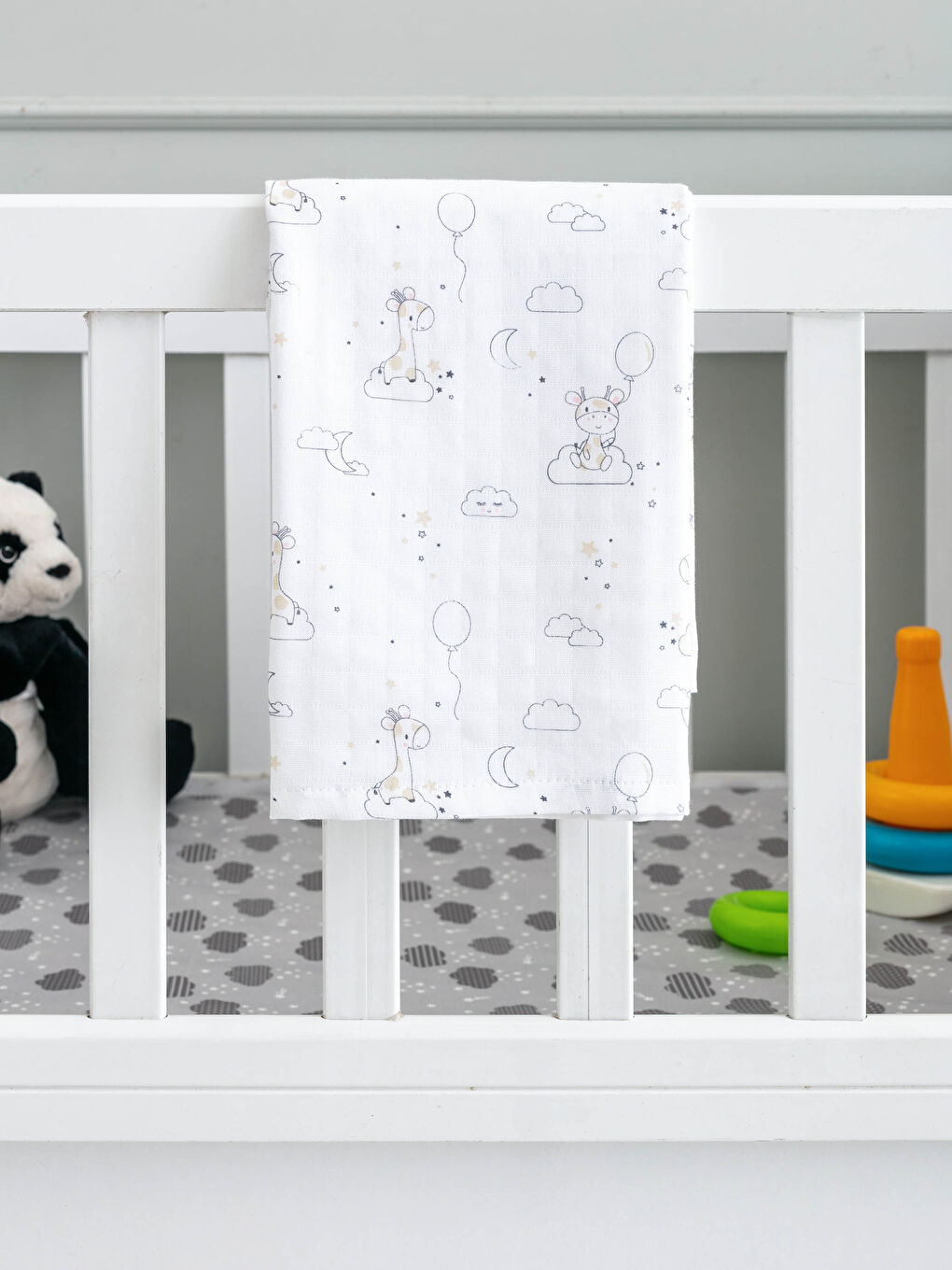 Муслиновое одеяло для мальчика 85x85 см