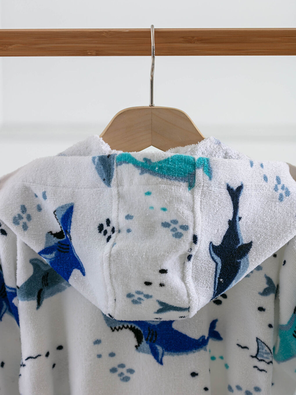 Boy's Bathrobe with Hood-3