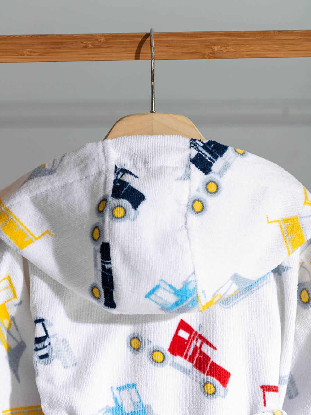 Karışık Erkek Çocuk Kapüşonlu Bornoz-3