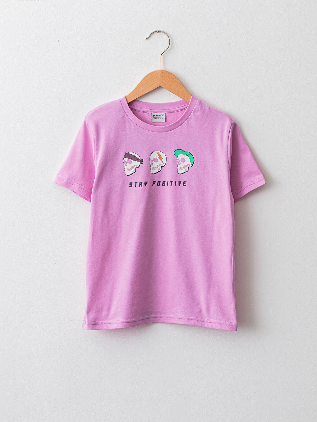 LCW Kids Crew Neck Printed Short Sleeve Boys' T-Shirt -S1AS97Z4-QY9