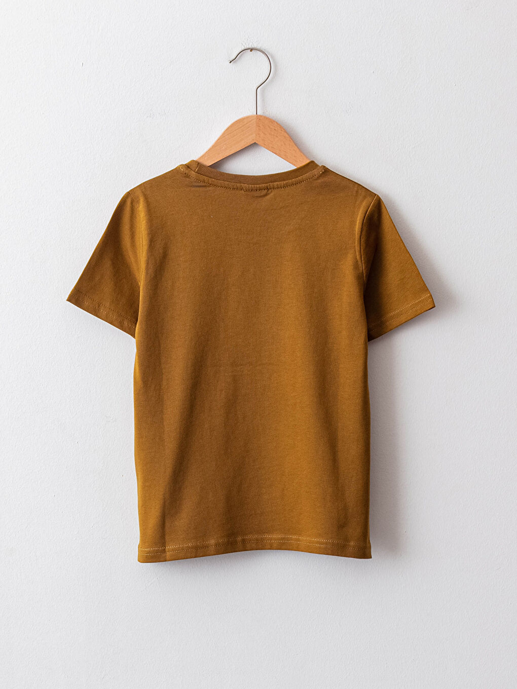 Crew Neck Printed Sequins Embroidered Short Sleeve Boy T-Shirt-1