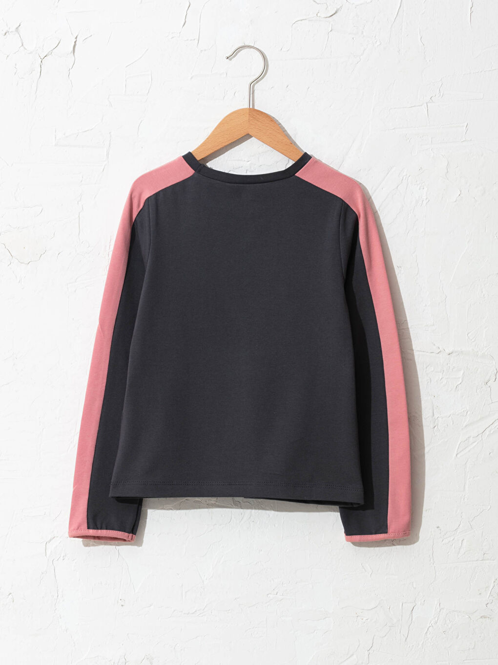 Футболка с круглым вырезом, с принтом, с длинным рукавом, для девочек, Балет-1