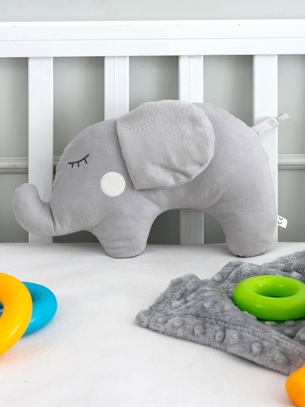 Plush Filled Elephant Cushion