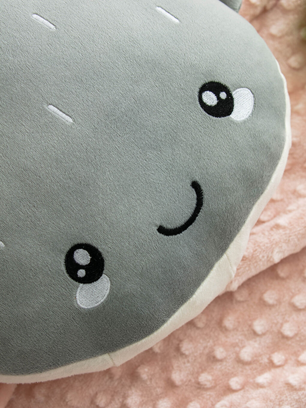Baby Plush Stuffed Whale Throw Pillow-2