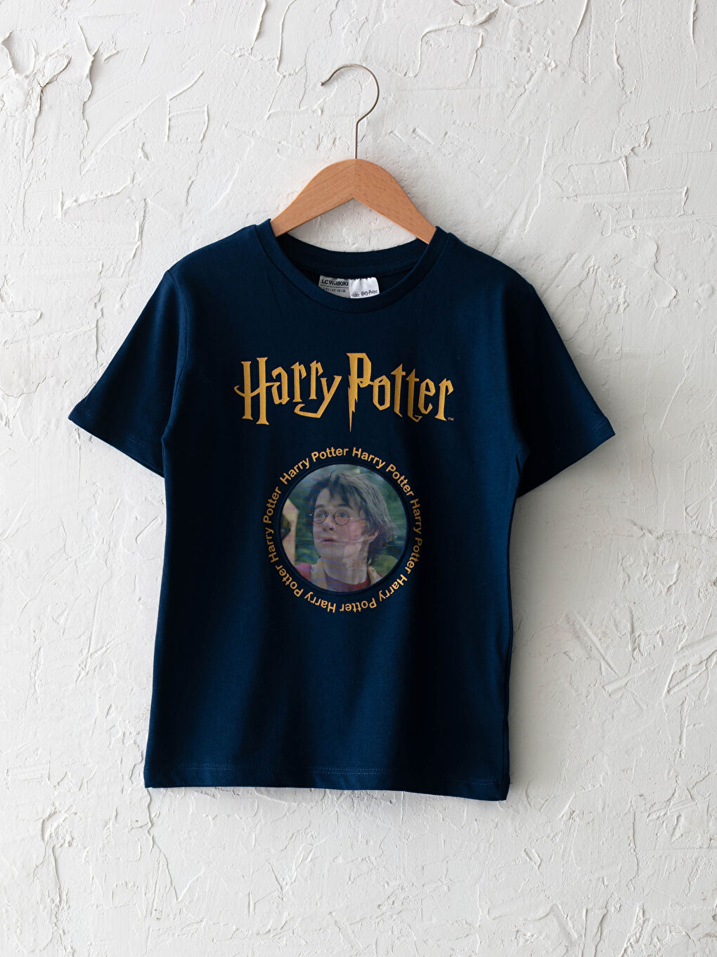 Crew Neck Harry Potter Printed Short Sleeve Boys' T-Shirt