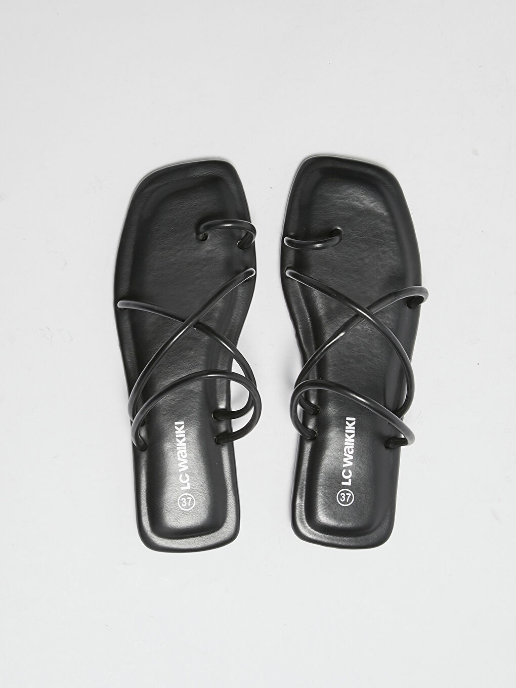 LCW STEPS Faux Leather Women's Slippers -S1BE06Z8-HUC