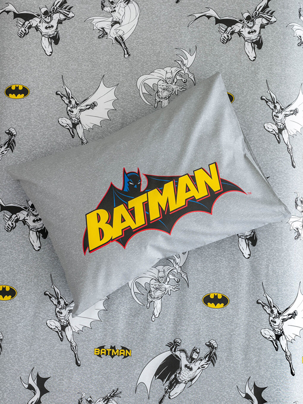 LCW HOME Batman Lizenzierte Jungen Bettdecken-Set -S1BF30Z4-F9C