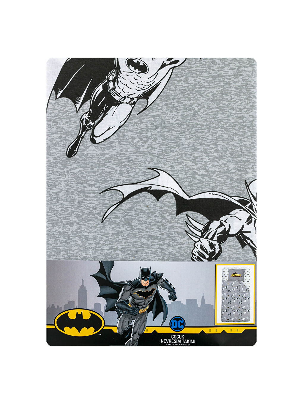 LCW HOME Batman Lizenzierte Jungen Bettdecken-Set -S1BF30Z4-F9C