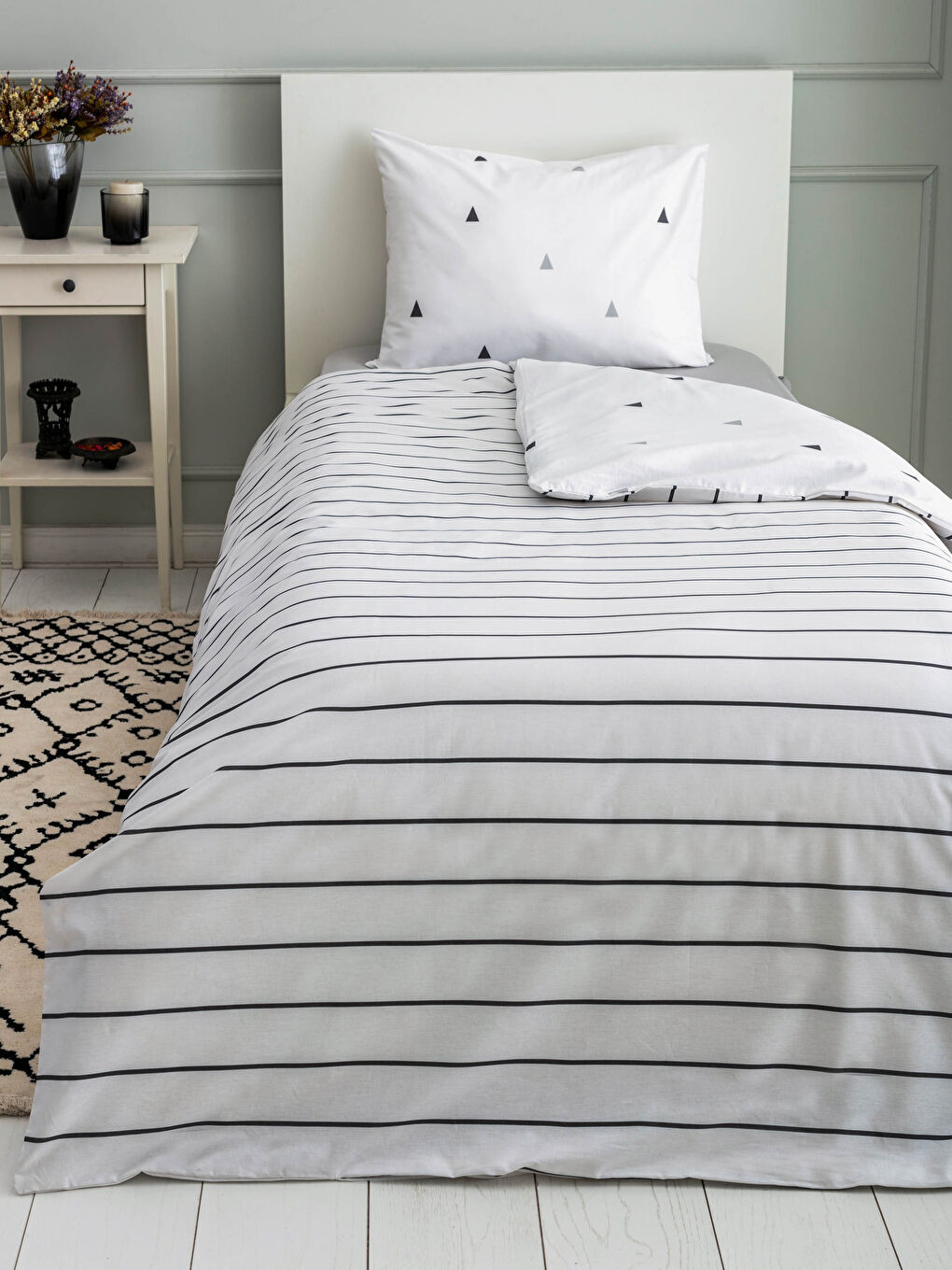 LCW HOME Patterned Woven Boy's Duvet Cover Set -S1BF52Z4-F9C