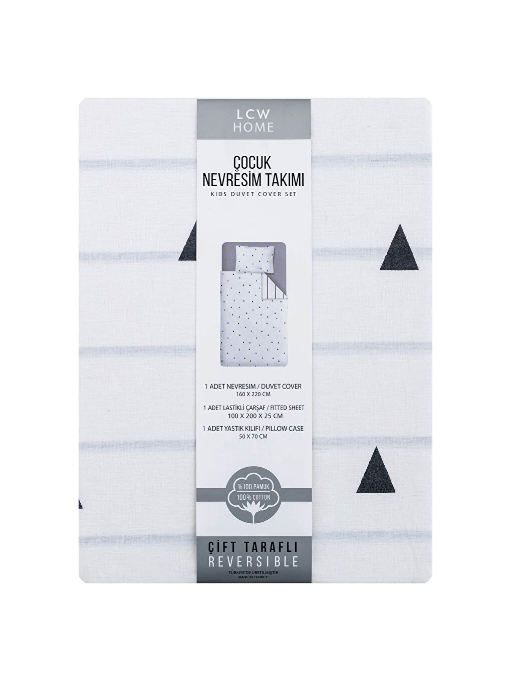 LCW HOME Patterned Woven Boy's Duvet Cover Set -S1BF52Z4-F9C