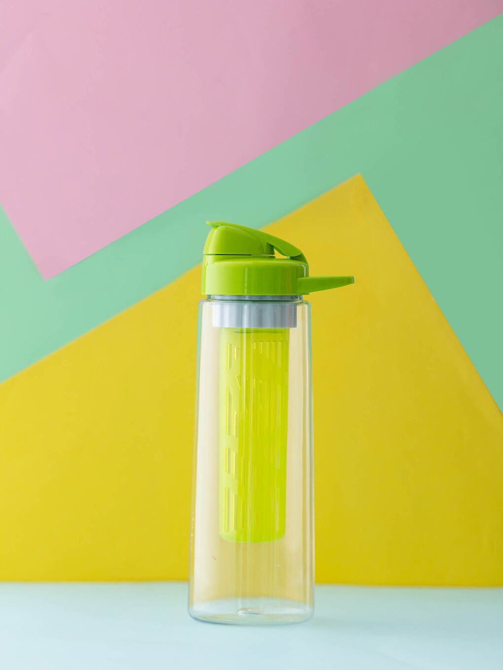 Flap Transparent Water Bottle-3
