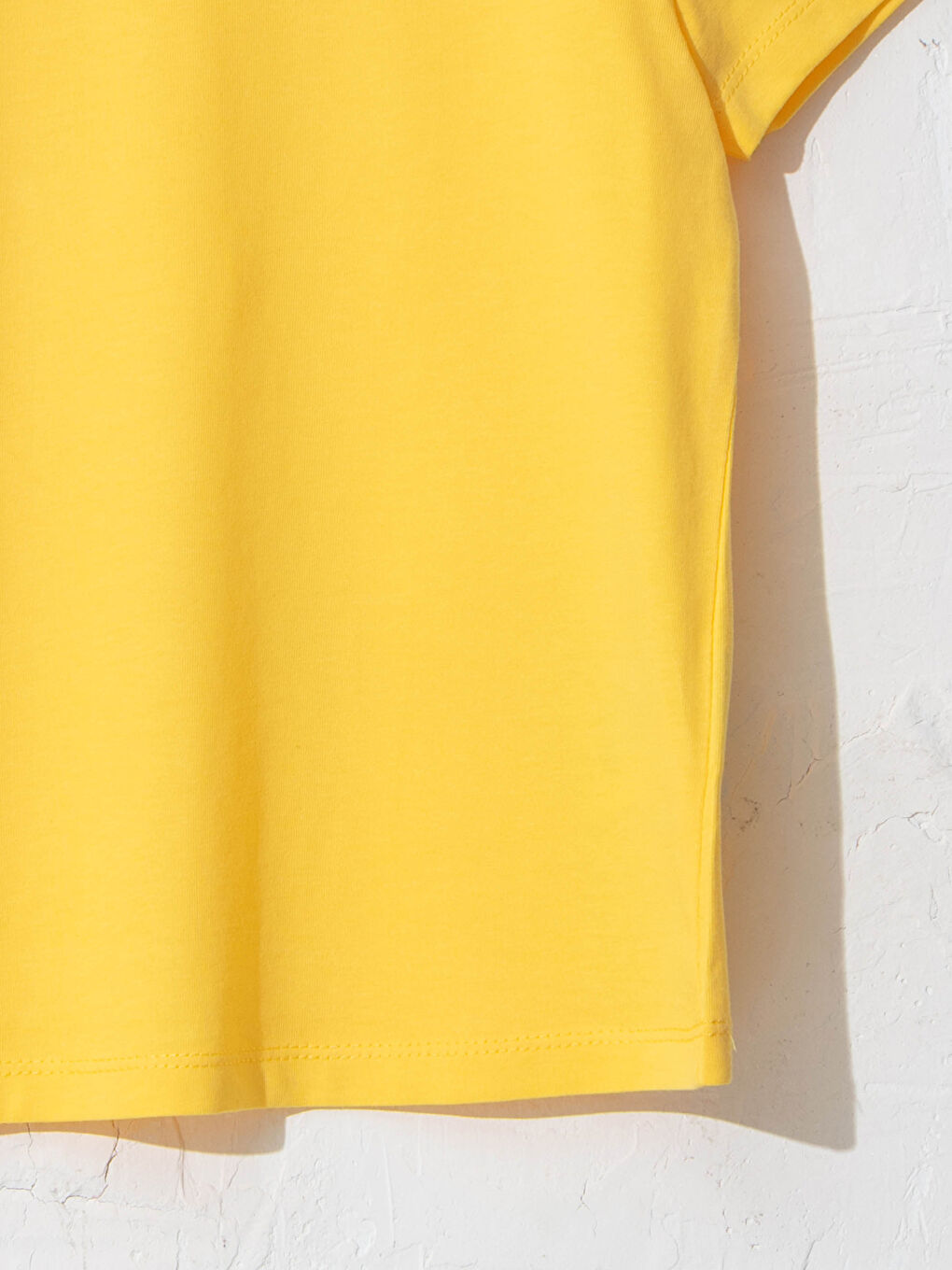 Базовая хлопковая футболка с короткими рукавами и круглым вырезом для девочек-2