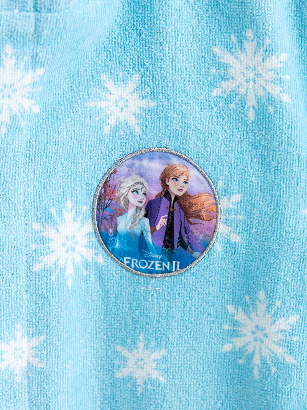 روب حمام بناتي مطبوع بقلنسوة ديال Frozen-3