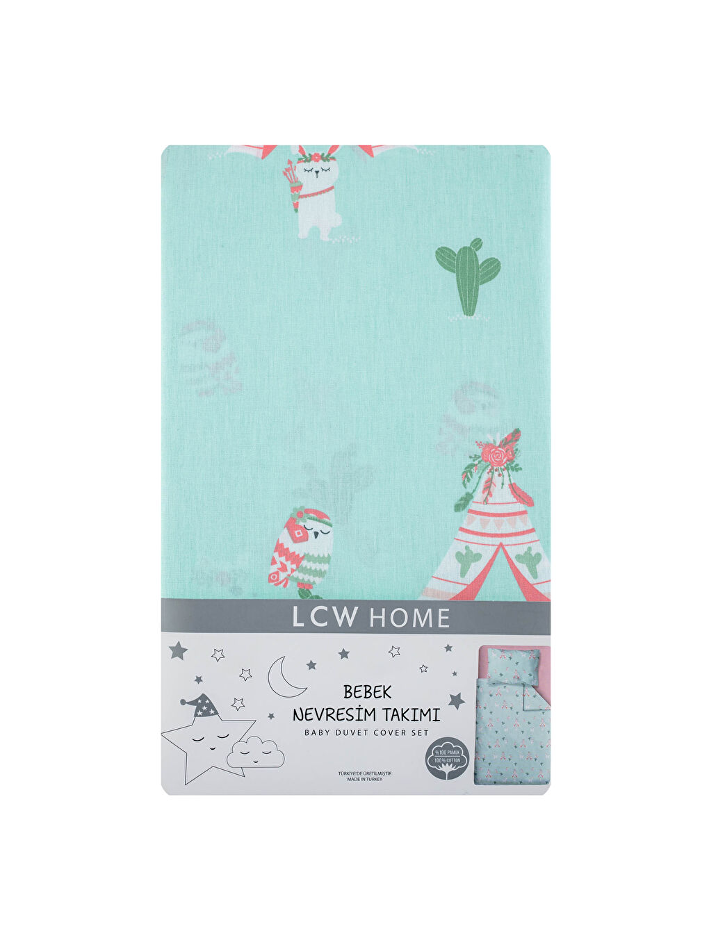 Printed Woven Baby Girl Duvet Cover Set-5