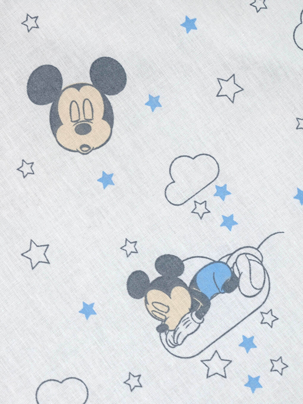 Mickey Mouse Lisanslı Erkek Bebek Dokuma Nevresim Takımı-3
