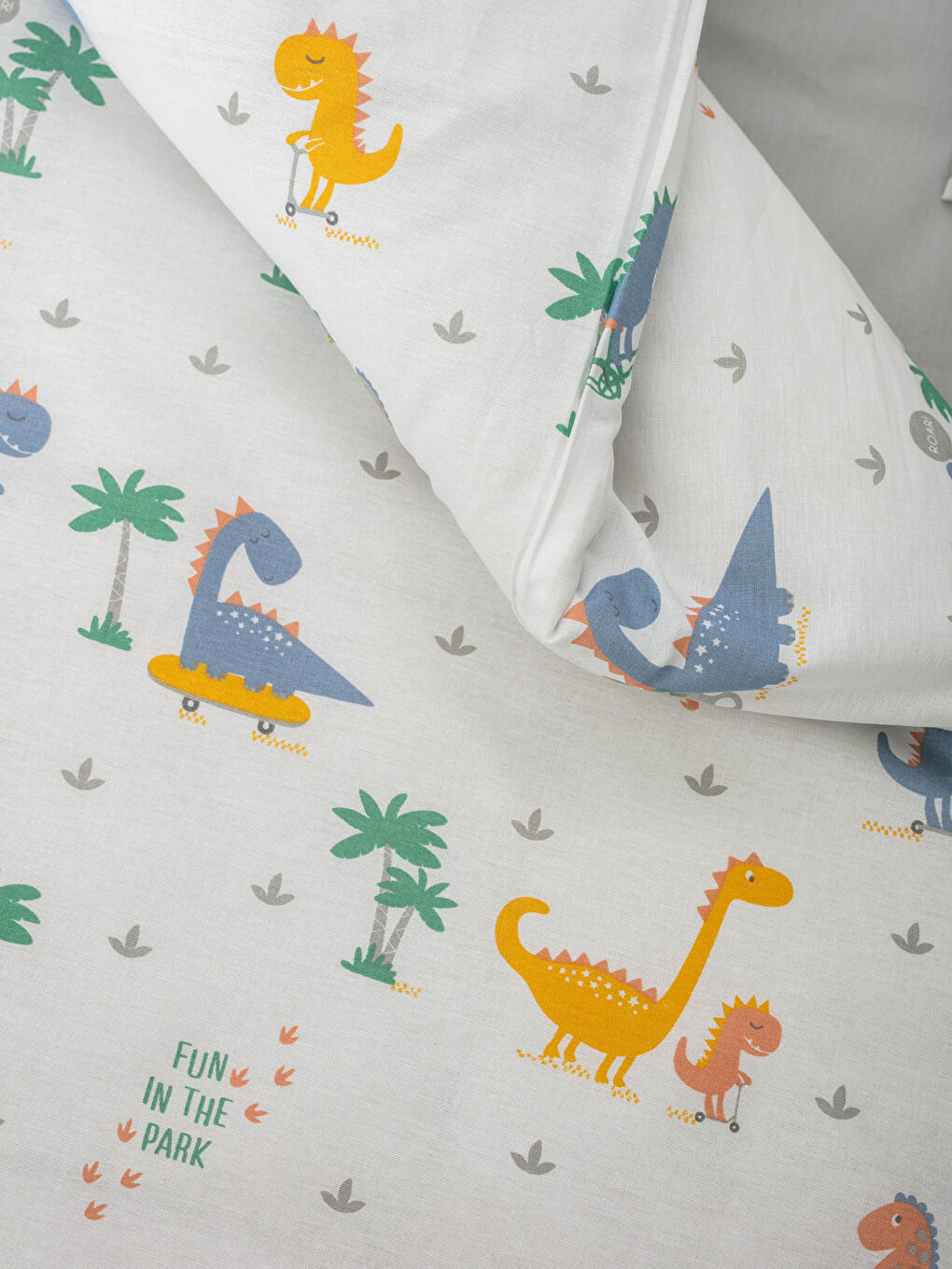 طقم غطاء لحاف أطفال منسوج مطبوع-3