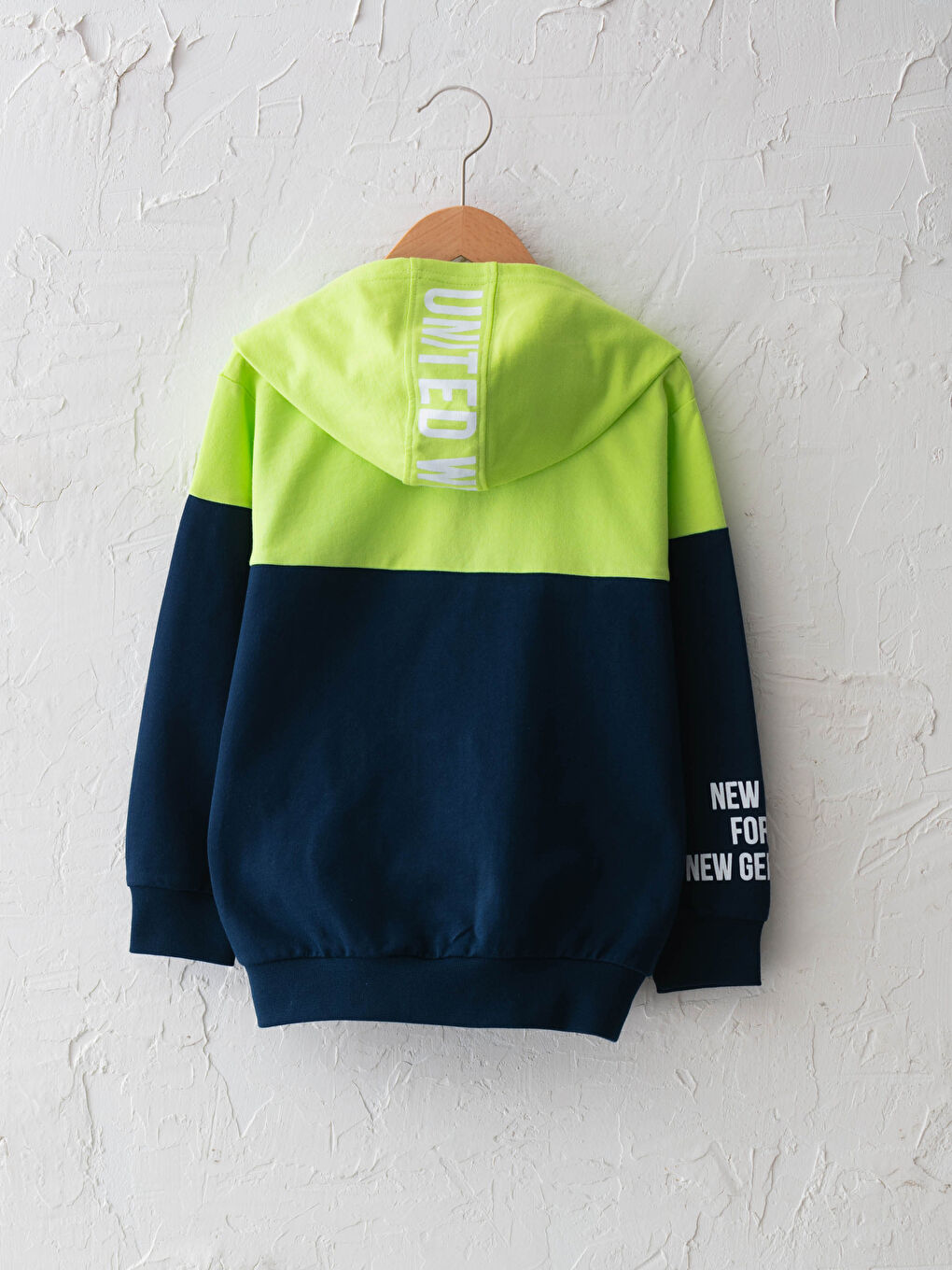 Толстовка на молнии с капюшоном и длинным рукавом для мальчиков-1