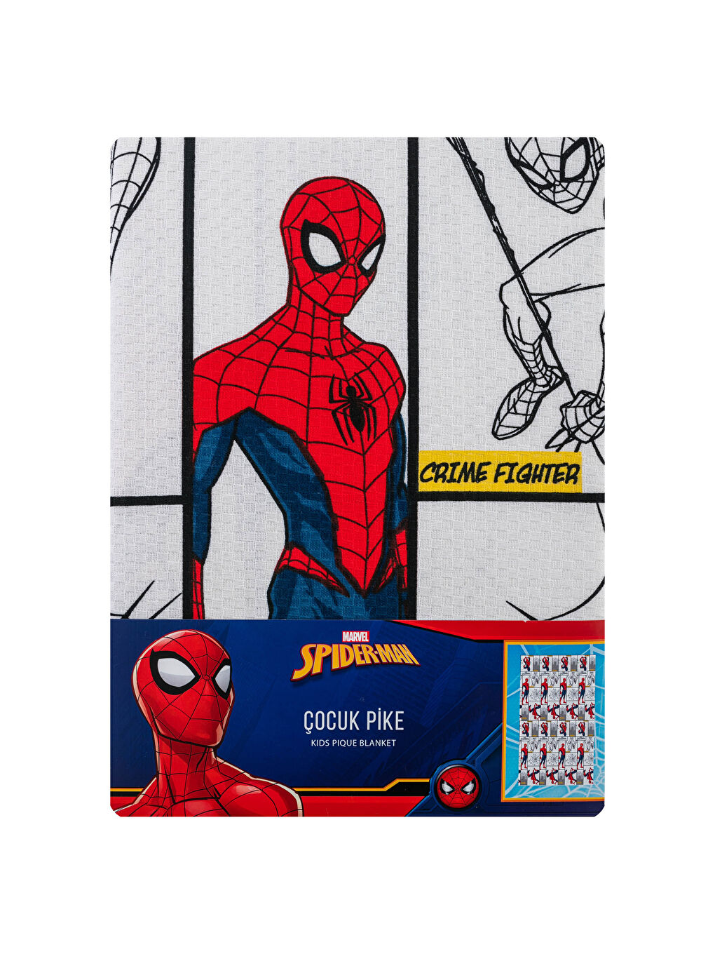 Spiderman Lisanslı Erkek Çocuk Pike 160x230 cm-3