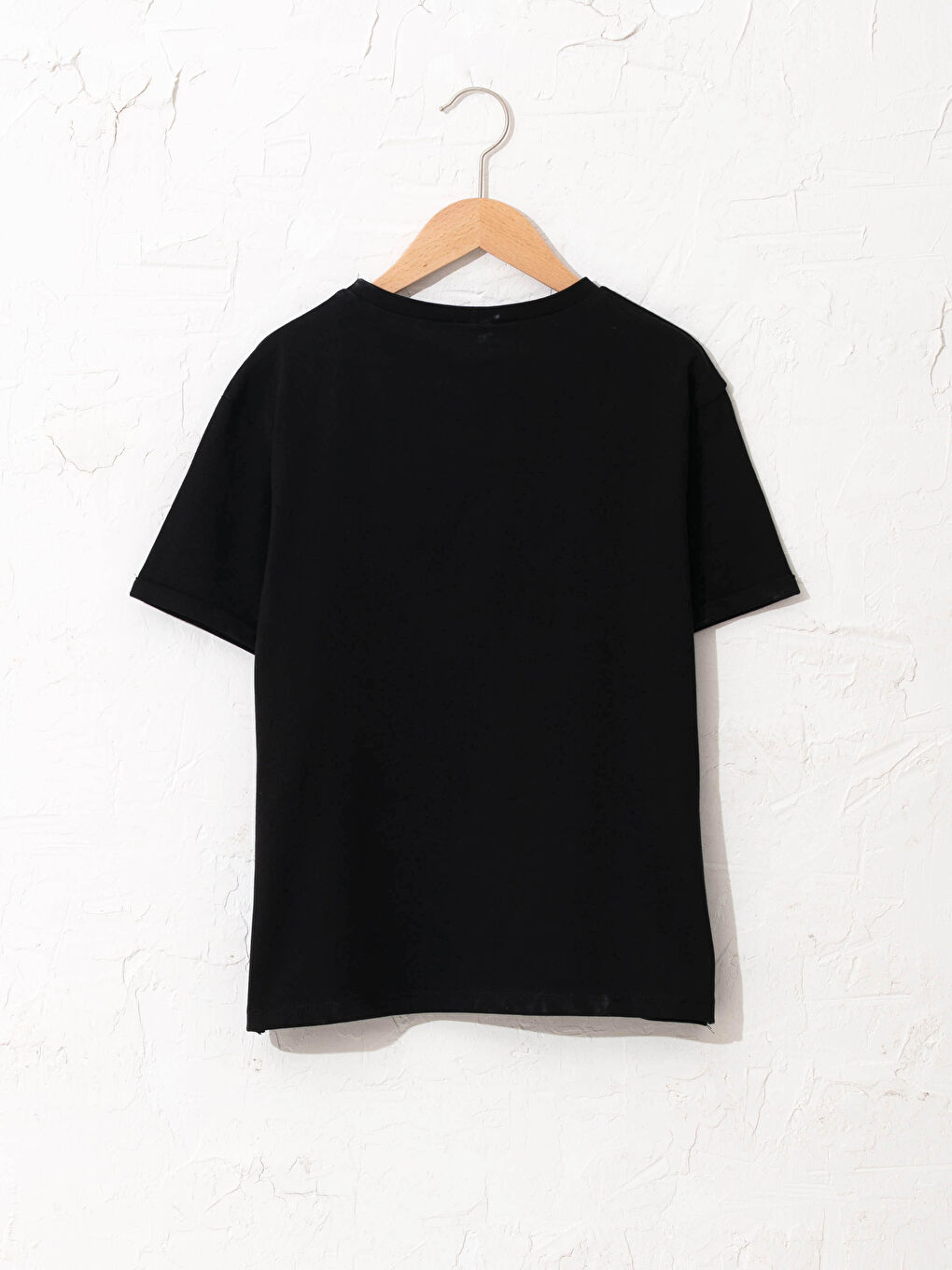 Girl's Cotton Basic T-Shirt-1