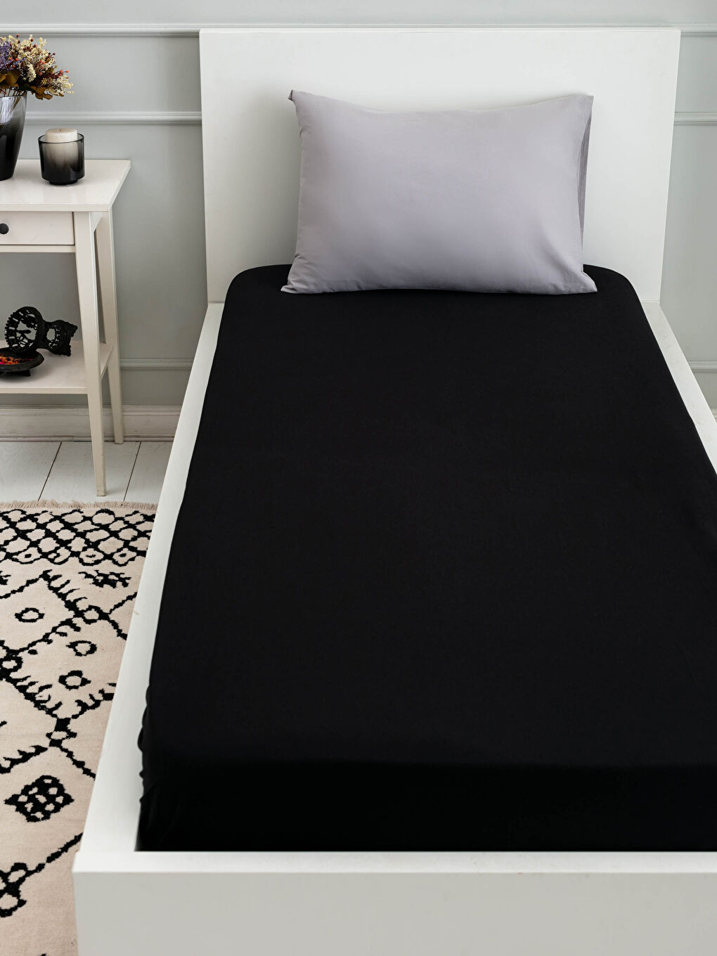 Elastic Cotton Intermediate Size Bed Sheet 100x200 Cm