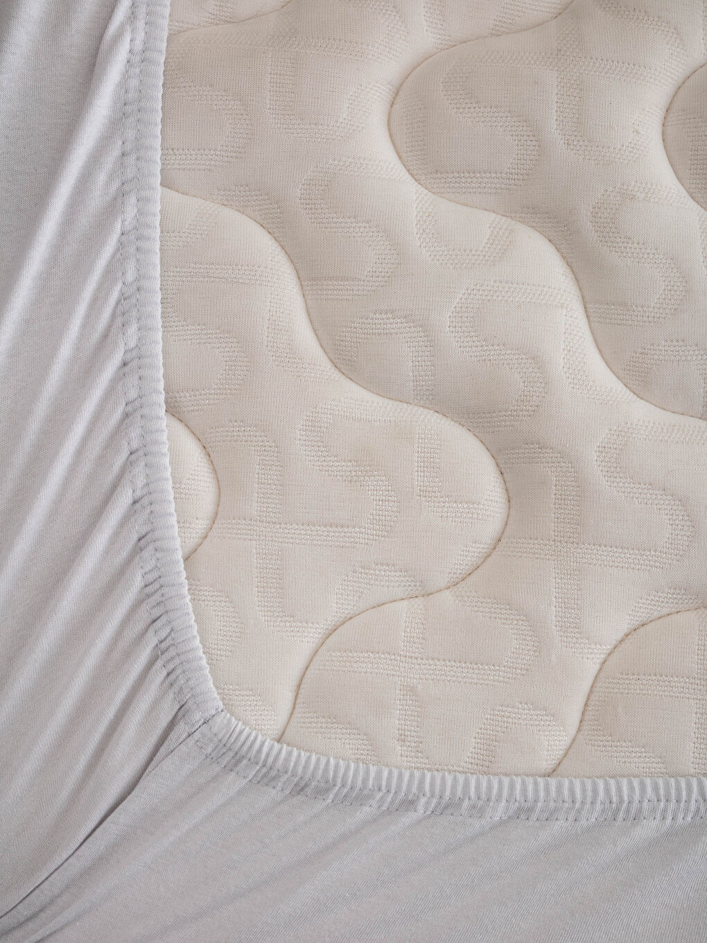 Gri Tek Kişilik Lastikli Dokuma Çarşaf 100x200x30 cm-2