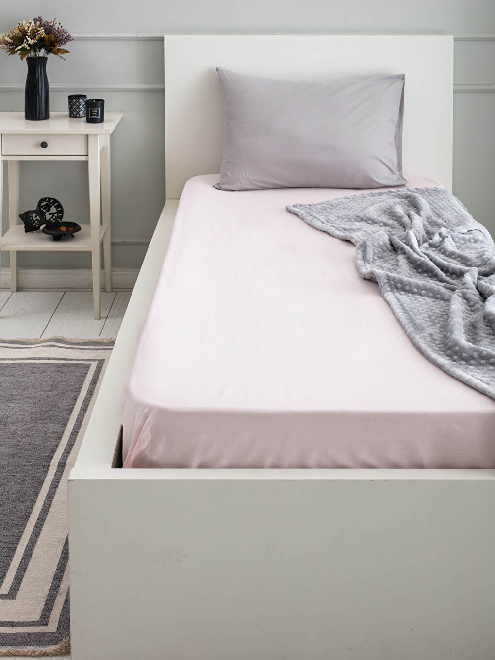 ملاية سرير منسوجة ستايل ضيق 100x200x30 سم