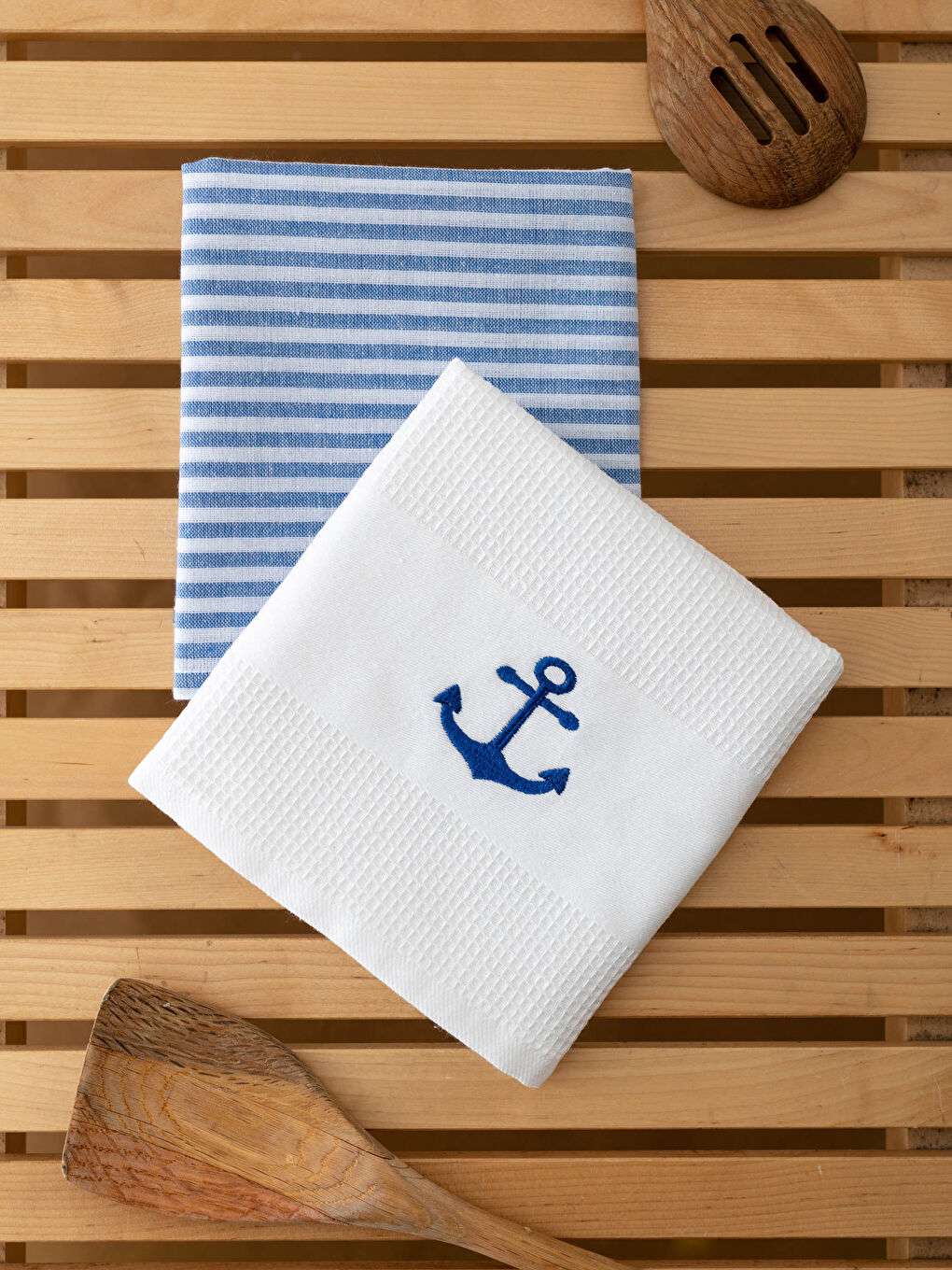 Embroidery Detailed Drying Cloth 2 Pieces 40x60 Cm