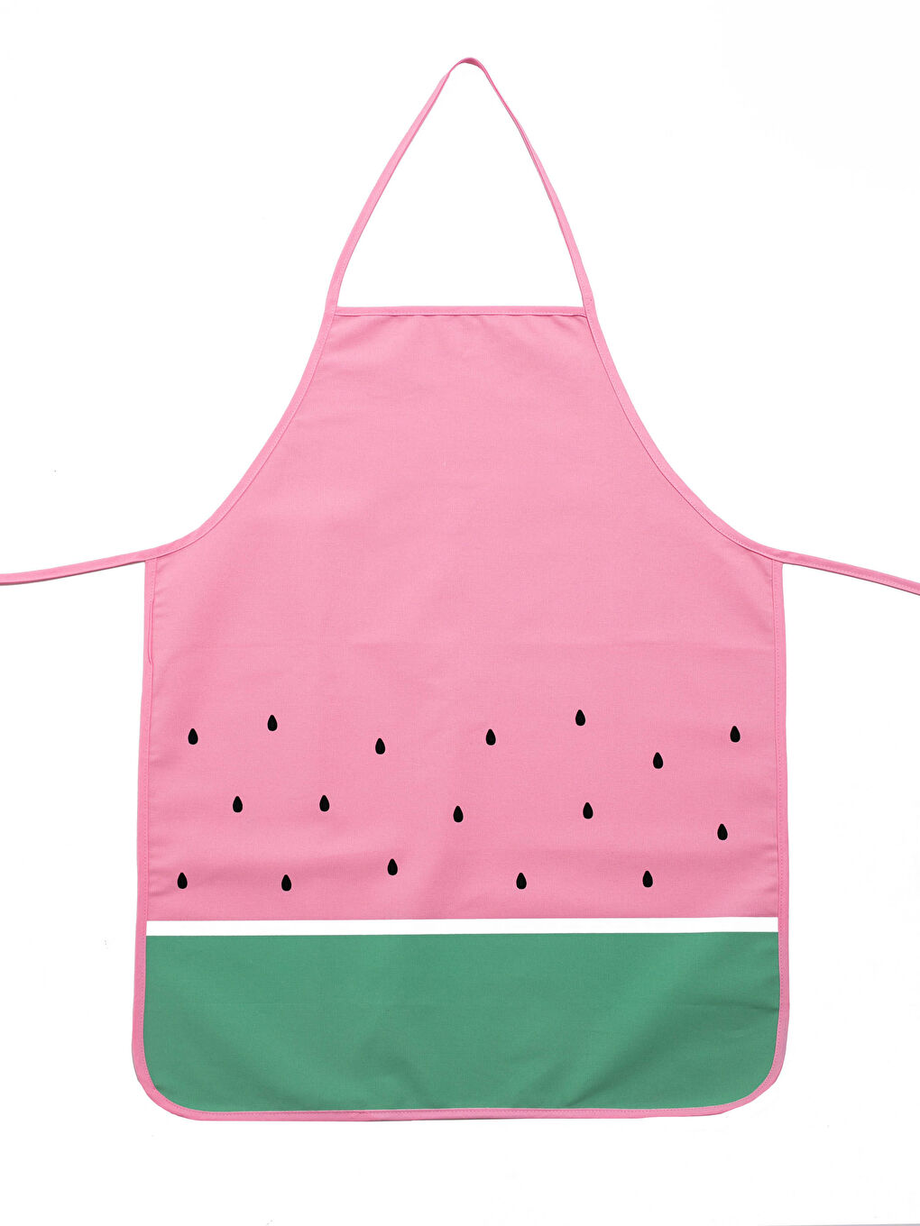 Watermelon Patterned Gabardine Kitchen Apron -S1CQ05Z8-F9C