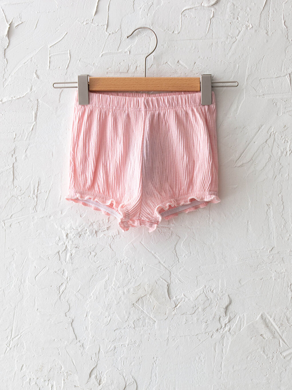 сәби қыздарға арналған серпімді белдікті шолақ шалбар