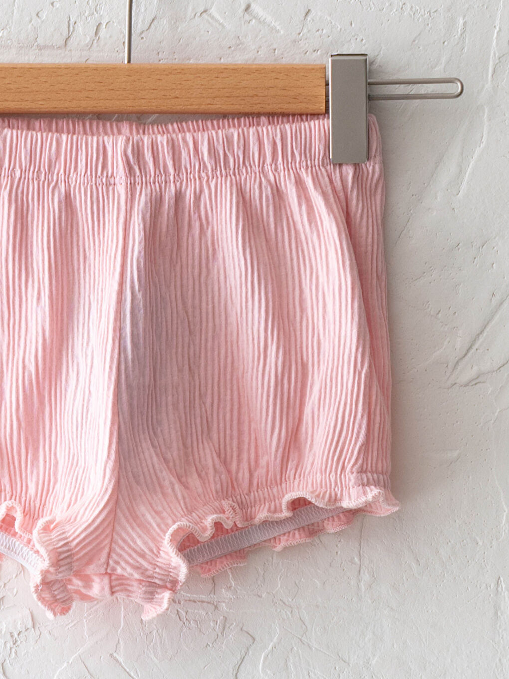 сәби қыздарға арналған серпімді белдікті шолақ шалбар-2