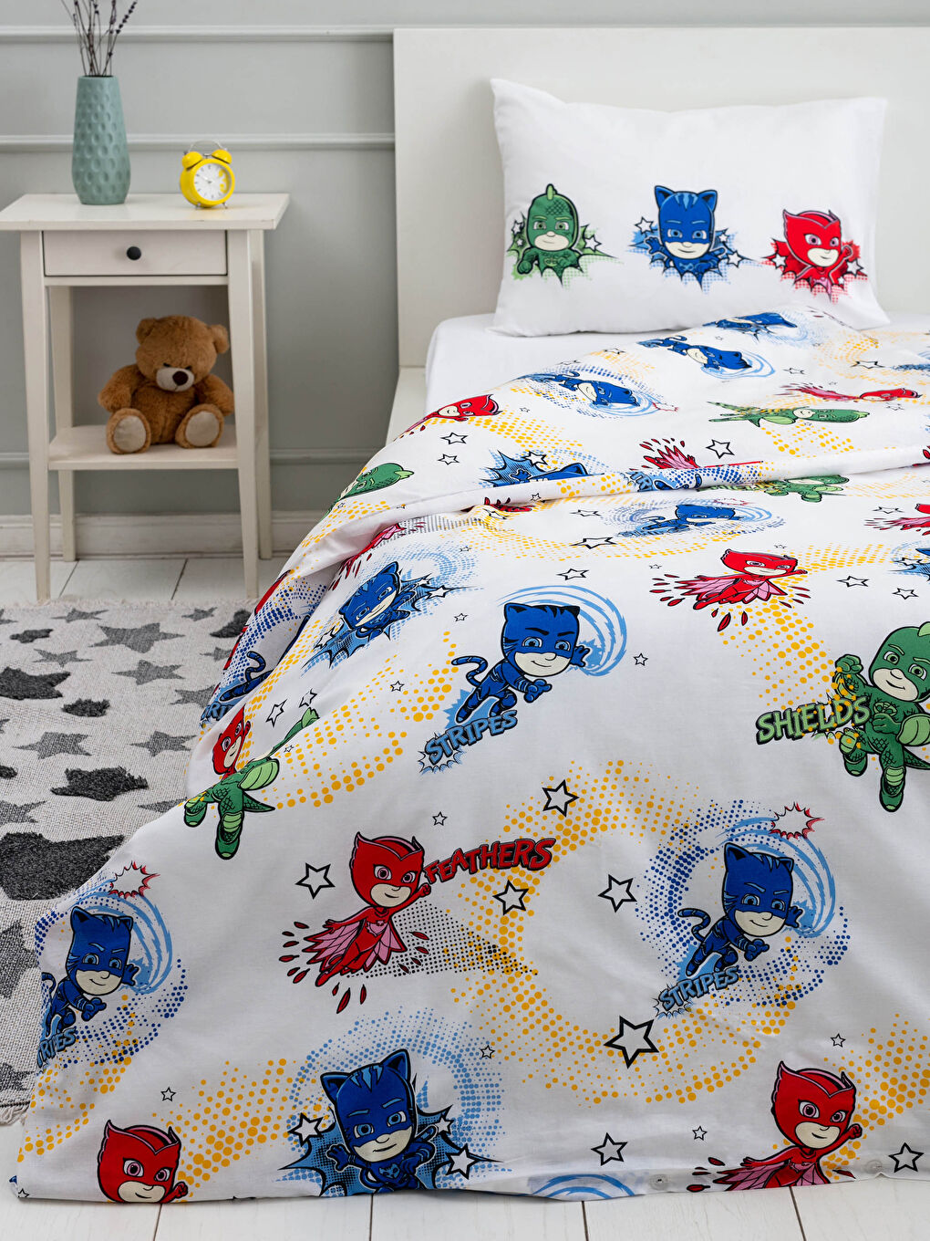 LCW HOME Pijamaskeliler Lisanslı Erkek Çocuk Dokuma Nevresim Takımı -S1DB36Z4-F9C