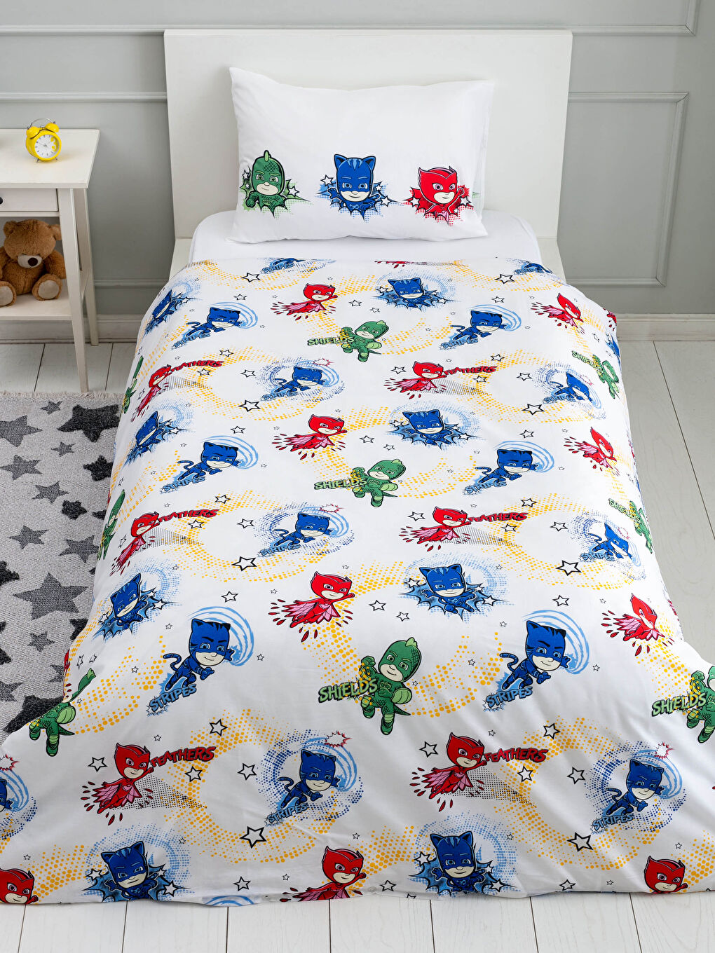LCW HOME Pijamaskeliler Lisanslı Erkek Çocuk Dokuma Nevresim Takımı -S1DB36Z4-F9C
