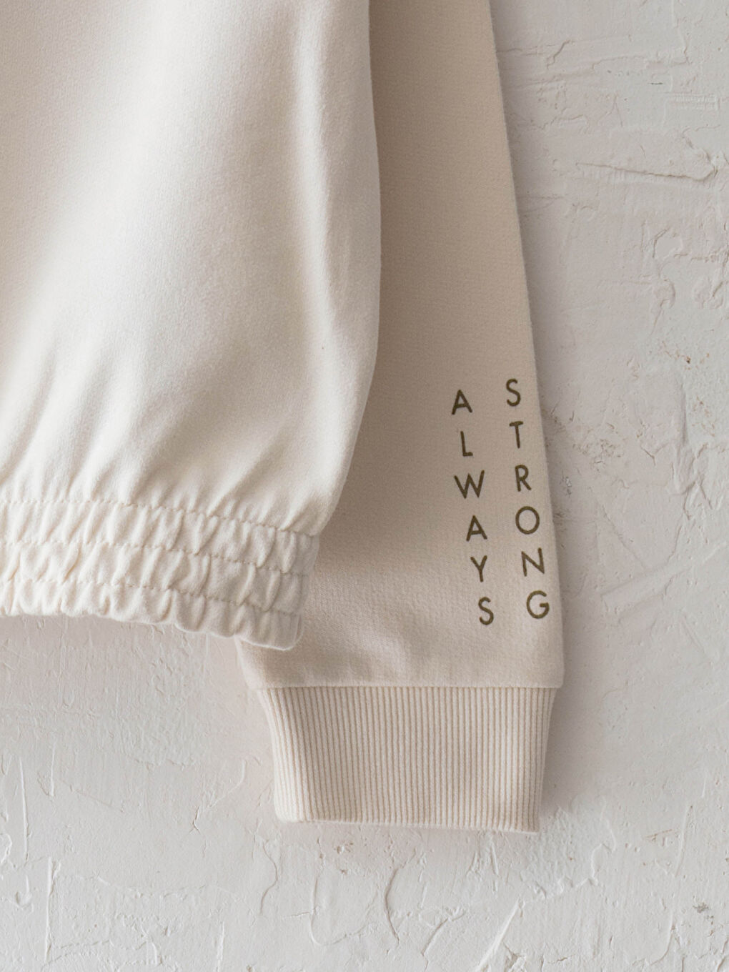 Ekru Kapüşonlu Baskılı Uzun Kollu Kız Çocuk Sweatshirt-2